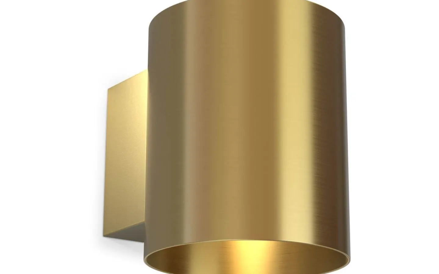 Badrum|Badrumslampor Vägg<Herstal Evoke S Vägglampa Mässing IP44