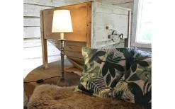 Lampfötter<Oriva Ewa Lampfot 51cm Antik Nickel