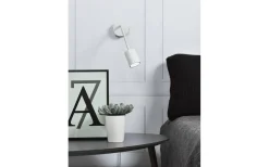 Sovrum|Läslampor<Nordlux Explore Vägglampa 12cm Vit