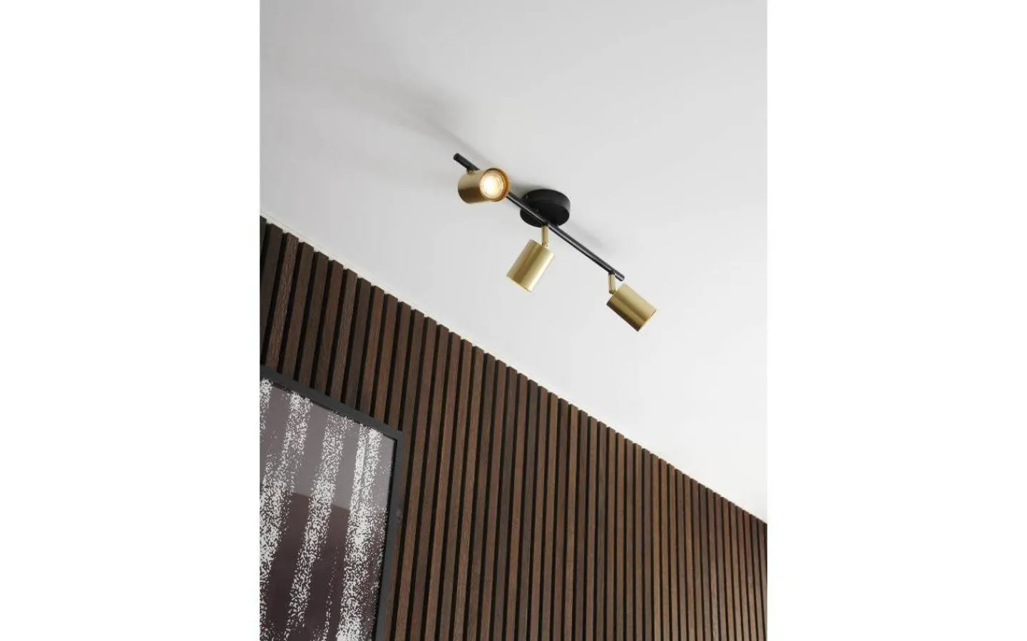 Avlånga Takspotlights|Takspot Med 3 Lampor<Nordlux Explorer Takspotlight 3L 48cm Mässing