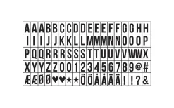 Inomhusdekorationer Batteri|Barnrum<PR Home Extra bokstäver till Ljuslåda A4/A5 90 st