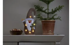 Fabbe Batteridriven Bordsdekoration Tomte 30cm