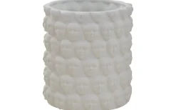 Vaser & Blomkrukor<Hallbergs Faces Vas 20cm Vit