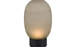 Facette Bordslampa LED grön/mattsvart uppladdningsbar