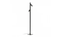Rendl Fado Golvlampa 156cm Svart LED 2x3W 3000K* Golvläslampor