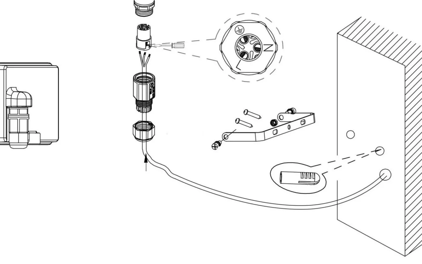 Eglo Faedo 3 Strålkastare LED 5000K 31W Svart IP44* Led Strålkastare