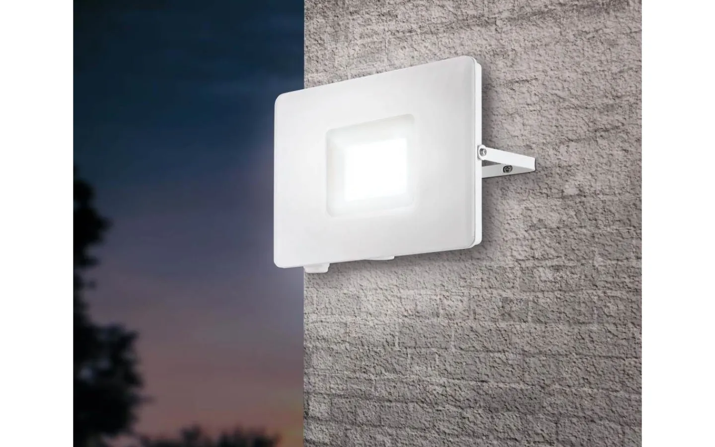 Led Strålkastare<Eglo Faedo 3 Strålkastare LED 5000K 50W Vit IP44