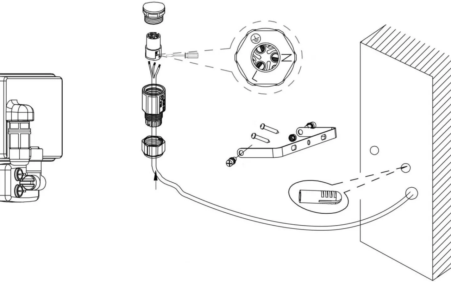 Led Strålkastare<Eglo Faedo 3 Strålkastare Rörelse LED 5000K 20W Svart IP44