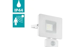 Eglo Faedo 3 Strålkastare Rörelse LED 5000K 21W Vit IP44* Led Strålkastare