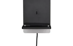 Trio Lighting Fairfield Vägglampa LED mattsvart med laddningsstation* Läslampor