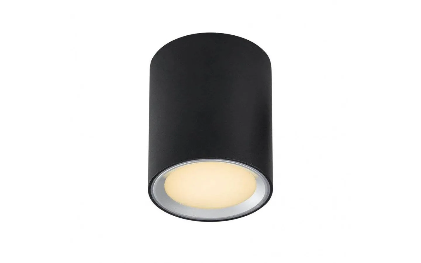 Hall & Trappa|Runda Takspotlights<Nordlux Fallon Takspotlight 3-Steg DIM 2700K 500lm 8,5W 12cm Svart