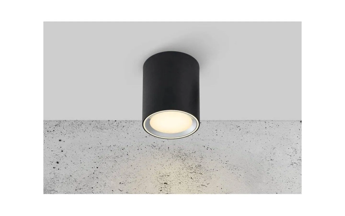 Hall & Trappa|Runda Takspotlights<Nordlux Fallon Takspotlight 3-Steg DIM 2700K 500lm 8,5W 12cm Svart