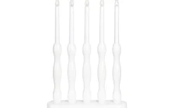 Falun Träljusstake 45cm Vit