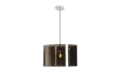 Fancy Taklampa Ø50cm Rökfärgad Folie