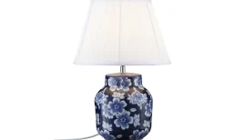 PR Home Fanny Bordslampa 47cm Blå/vit* Bordslampor