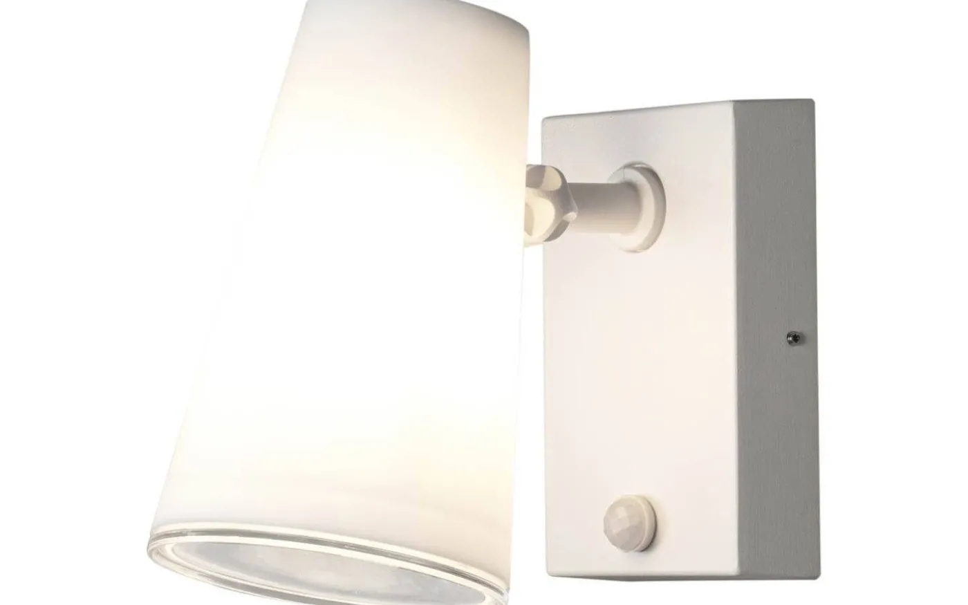 Fano Vägglampa Rörelsevakt Riktbar Vit IP54