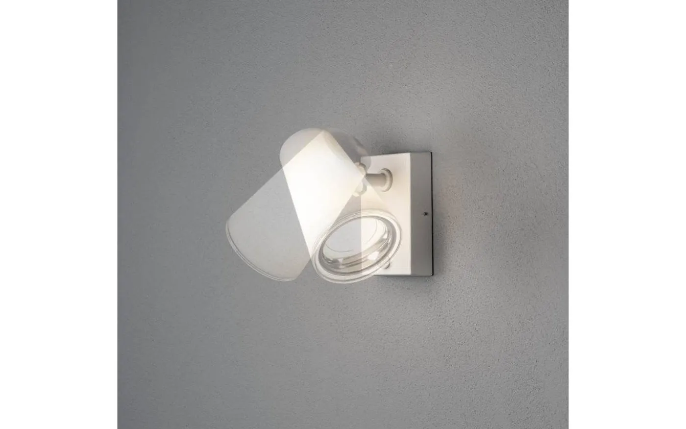 Fano Vägglampa Rörelsevakt Riktbar Vit IP54