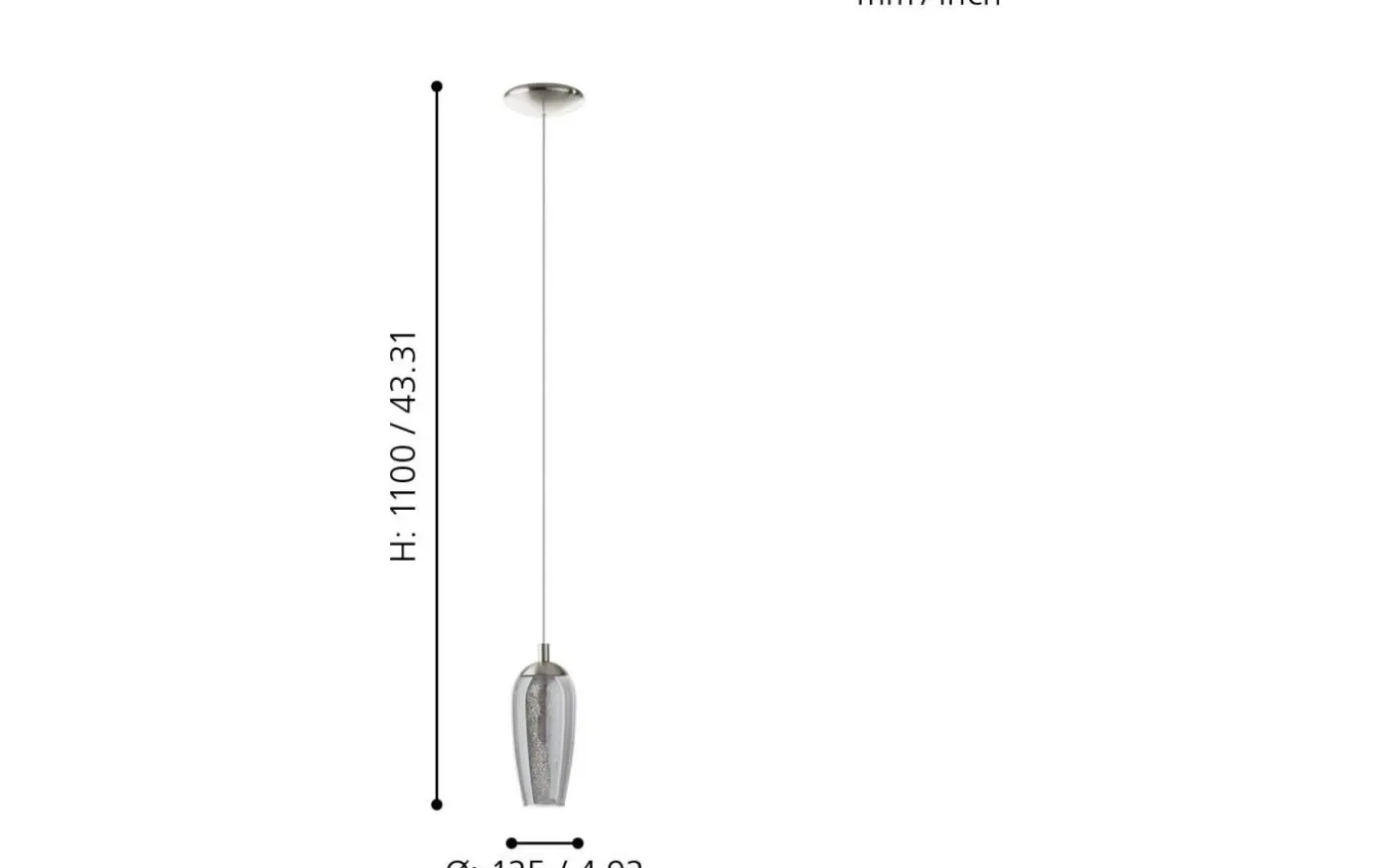 Farsala Fönsterlampa 13cm G9 LED 3000K 3W Nickel