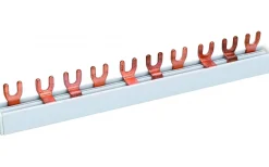 Fasskena 3-fas, Gaffel, 3-P, 10 mm², 10 moduler