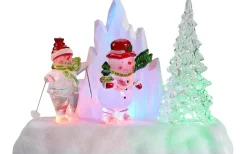 Markslojd Felicitas Batteridriven Juldekoration Snögubbar 15cm* Batteri Julpynt Inomhus