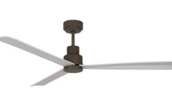 Texa Design Fenix 132cm Takfläkt Brun Motor, Vita Blad* Takfläktar|Sovrum