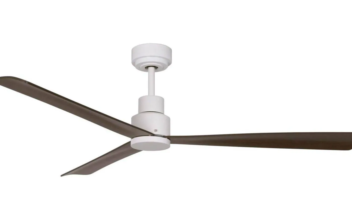 Fenix 132cm Takfläkt Vit Motor, Valnöts Blad