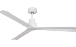 Texa Design Fenix 132cm Takfläkt Vit Motor, Vita Blad* Takfläktar|Sovrum