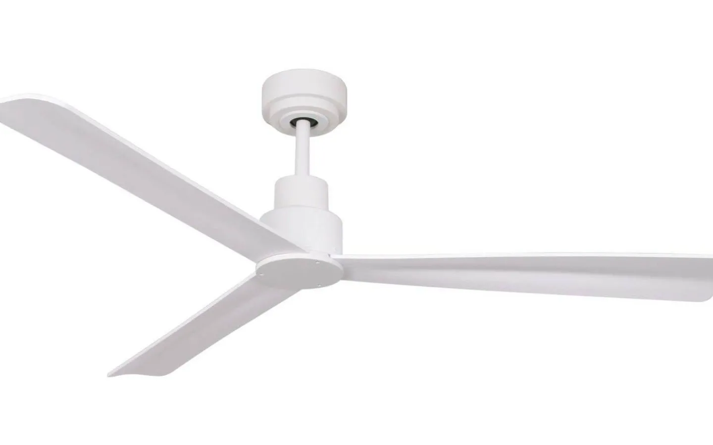 Texa Design Fenix 132cm Takfläkt Vit Motor, Vita Blad* Takfläktar|Sovrum