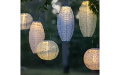 Festa Solcellslampa 25cm Beige