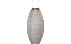 Solcellslampor Dekoration|Visa Alla Solcellslampor<Star Trading Festa Solcellslampa 40cm Beige