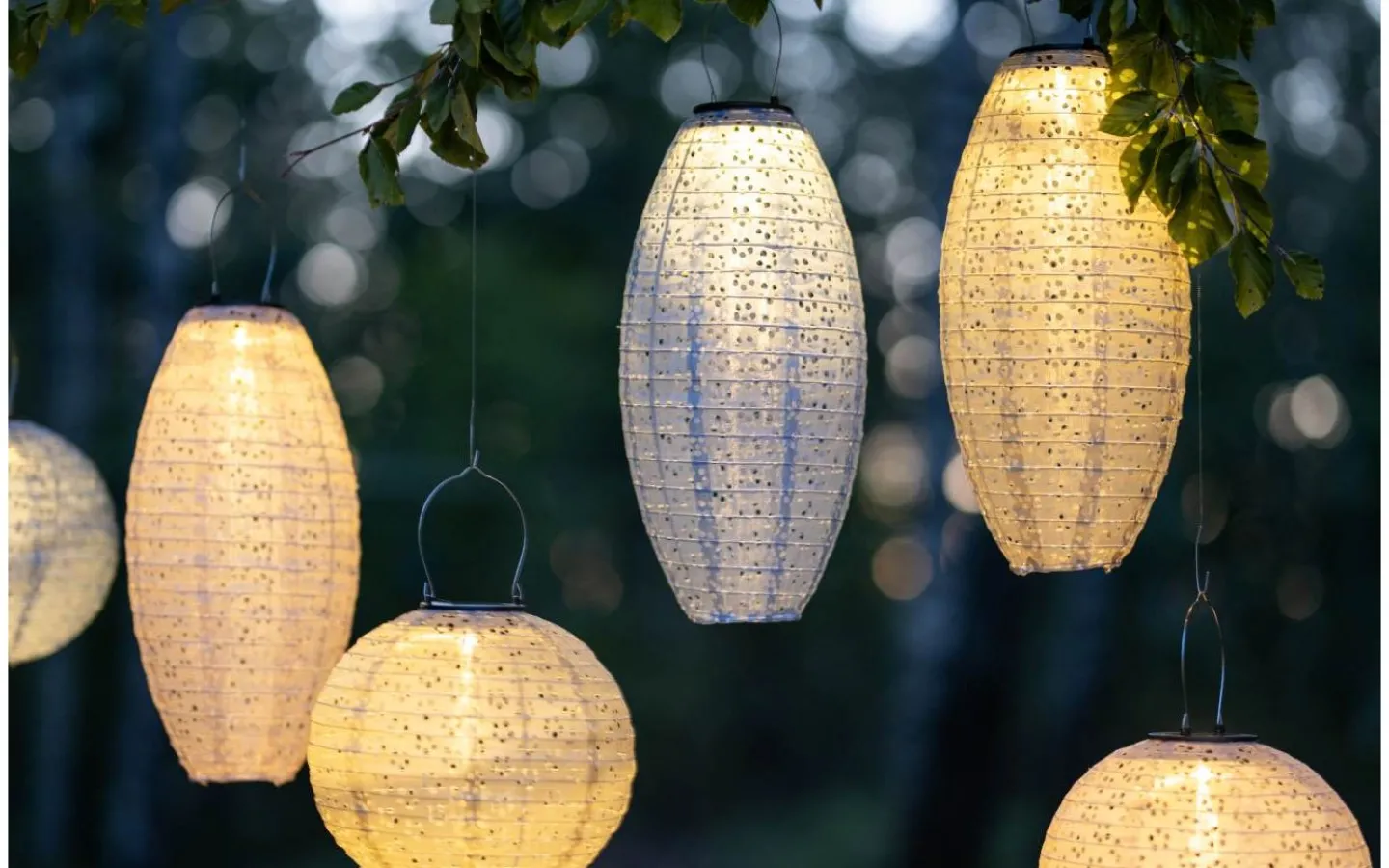 Solcellslampor Dekoration|Visa Alla Solcellslampor<Star Trading Festa Solcellslampa 40cm Beige