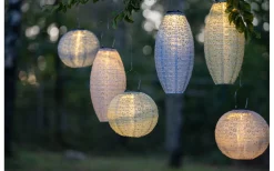 Solcellslampor Dekoration|Visa Alla Solcellslampor<Star Trading Festa Solcellslampa 40cm Beige