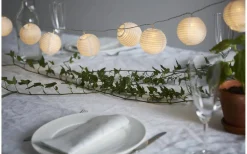 Star Trading Festival Ljusslinga Risbollar LED 1,35 m Vit* Partyslingor Inomhus 230V