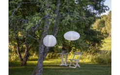 Solcellslampor Dekoration|Visa Alla Solcellslampor<Star Trading Festival Solcellslampa 25cm Vit