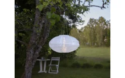 Solcellslampor Dekoration|Visa Alla Solcellslampor<Star Trading Festival Solcellslampa 35cm Vit