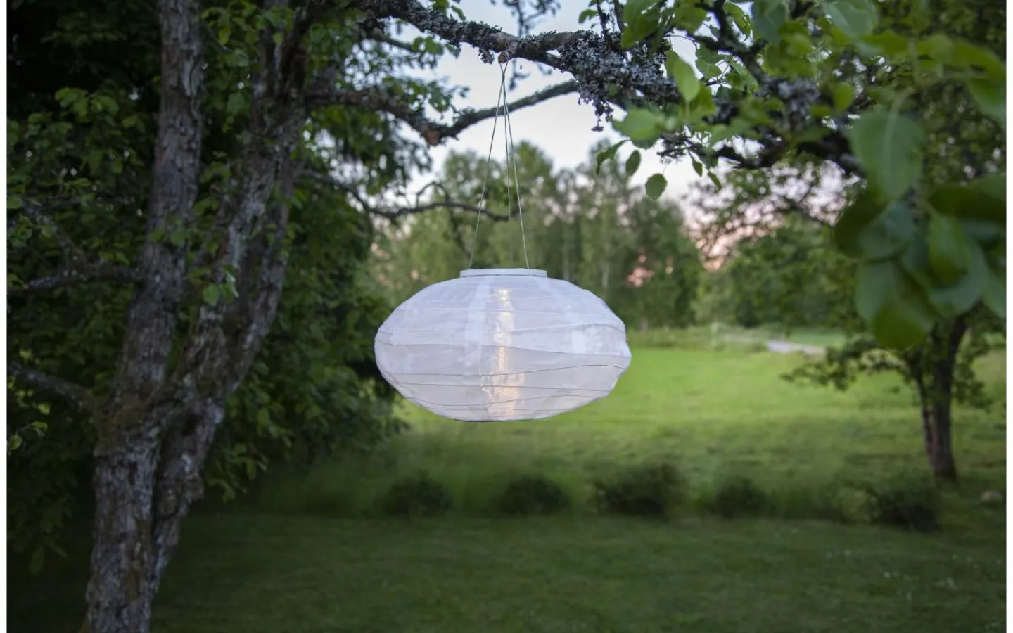 Solcellslampor Dekoration|Visa Alla Solcellslampor<Star Trading Festival Solcellslampa 35cm Vit