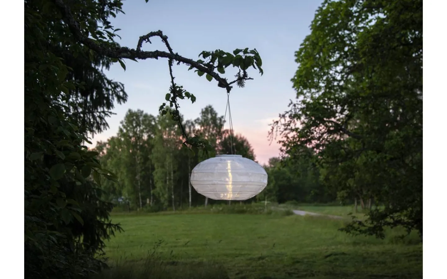 Solcellslampor Dekoration|Visa Alla Solcellslampor<Star Trading Festival Solcellslampa 35cm Vit