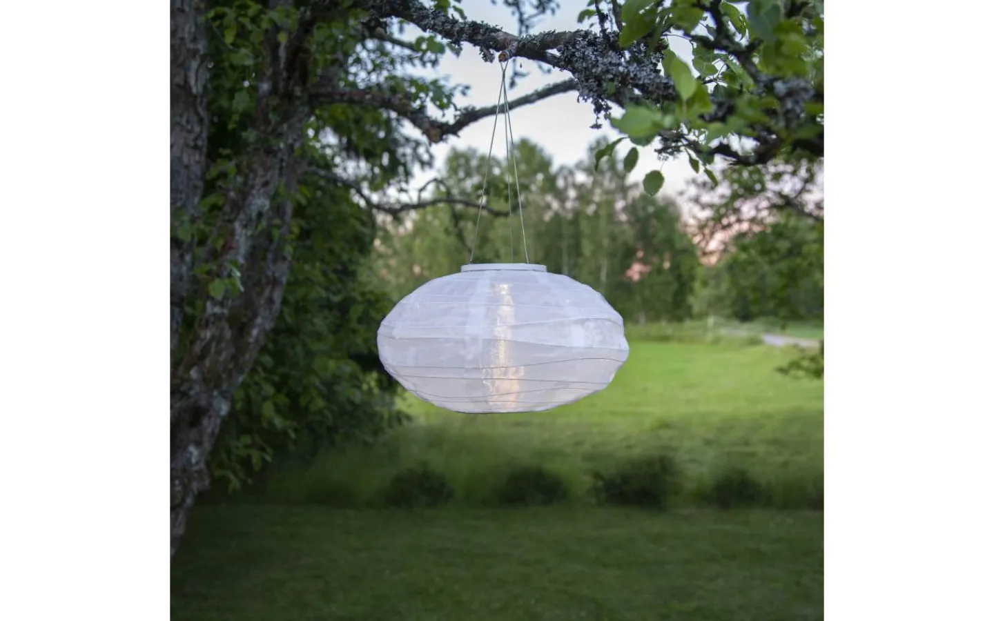 Solcellslampor Dekoration|Visa Alla Solcellslampor<Star Trading Festival Solcellslampa 35cm Vit