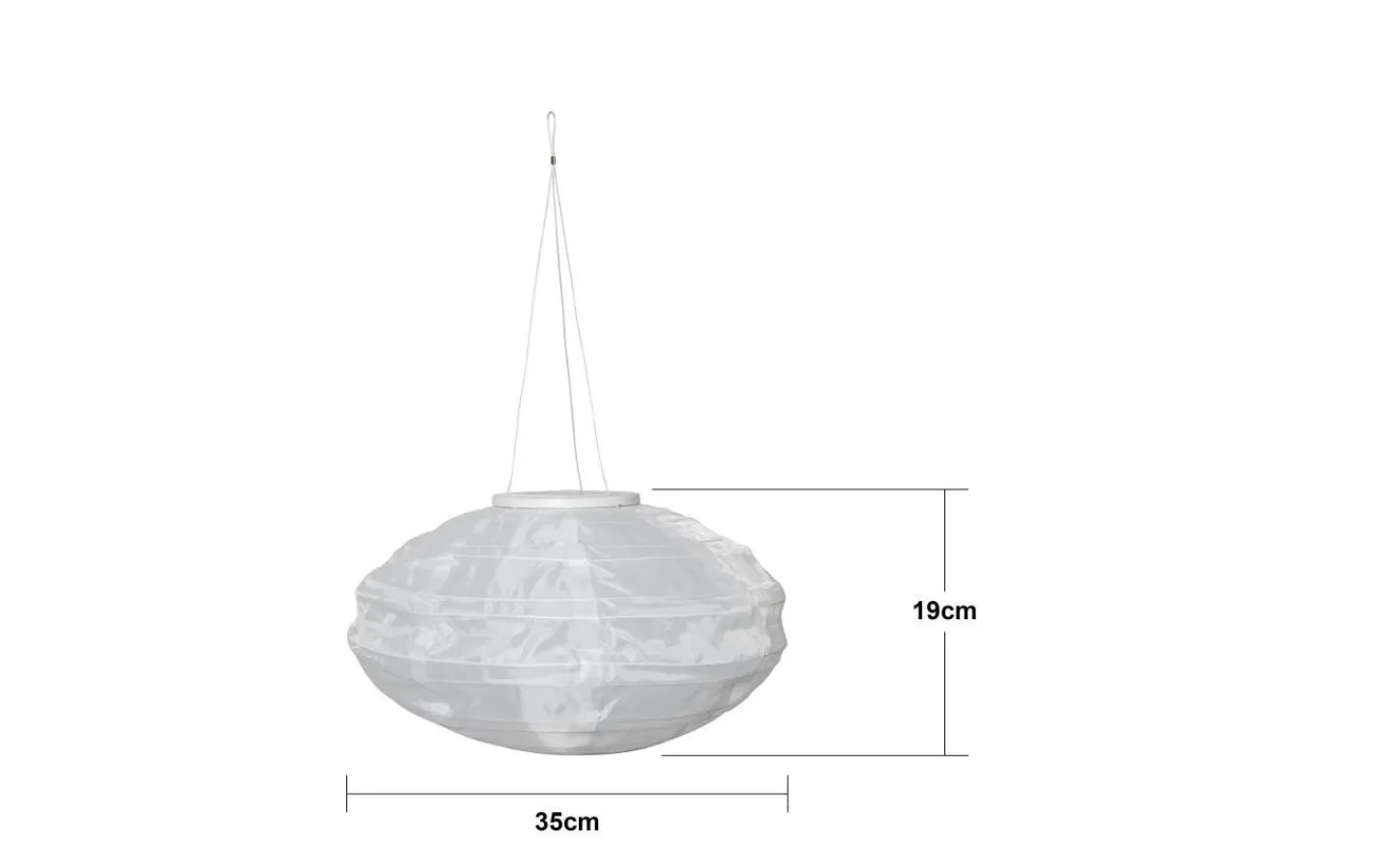 Solcellslampor Dekoration|Visa Alla Solcellslampor<Star Trading Festival Solcellslampa 35cm Vit