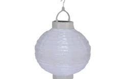 Festival Solcellslampa Risboll LED 20cm Vit