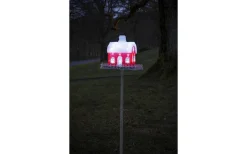 Konstsmide Fågelbord med Spett 92cm Neutralvit IP44* Julpynt Utomhus