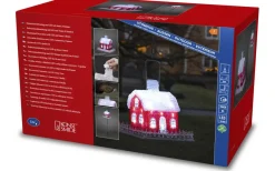 Konstsmide Fågelbord med Spett 92cm Neutralvit IP44* Julpynt Utomhus