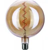 Ljuskällor|Dekorativa Ljuskällor E27<Malmbergs Filament LED-lampa, G200, Amber, 4W, E27, 230V, Dim, MB