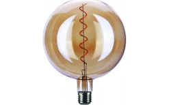 Ljuskällor|Dekorativa Ljuskällor E27<Malmbergs Filament LED-lampa, G200, Amber, 4W, E27, 230V, Dim, MB