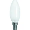 Malmbergs Filament LED-lampa, kron, opal, 4,5W, E14, 230V, dim, MB* Ljuskällor