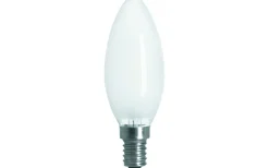 Malmbergs Filament LED-lampa, kron, opal, 4,5W, E14, 230V, dim, MB* Ljuskällor