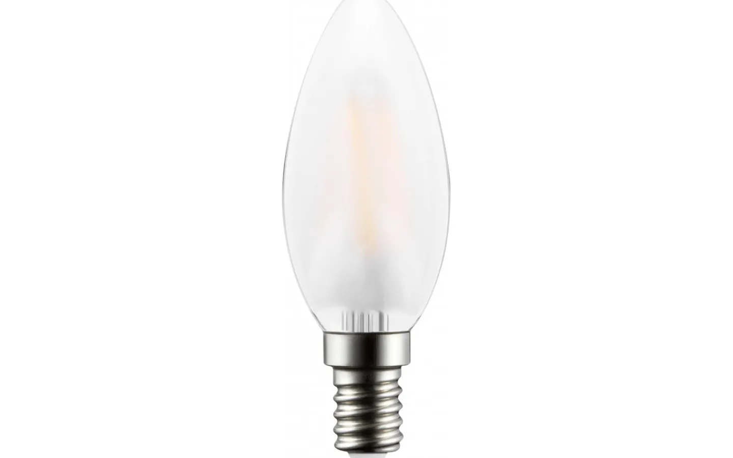 Malmbergs Filament LED-lampa, kron, opal, 2,5W, E14, 230V, MB* Ljuskällor