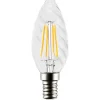 Malmbergs Filament LED-lampa, kron/twist, klar, 4,5W, E14, 230V, dim, MB* Ljuskällor