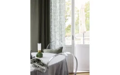 Svanefors Filippa Gardin 2P Mossa 2x140x280cm* Mönstrade Gardiner