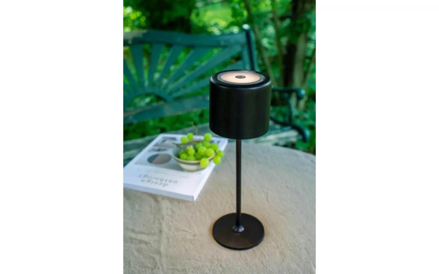 Markslojd Filo Uppladdningsbar Bordslampa Svart IP44* Uppladdningsbara Lampor Utomhus|Uppladdningsbara Lampor Utomhus